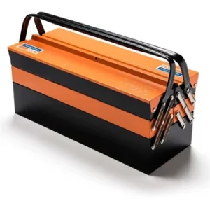 CAJA DE HERRAMIENTA METAL C/ BANDEJA 19″ TIPO ACORDION NARANJA 44952/000